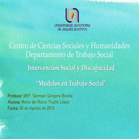 Modelos en Trabajo Social
