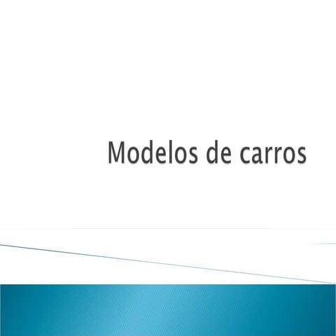 Modelos De Carros