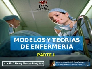 Modelos  De Enfermeria  Parte I