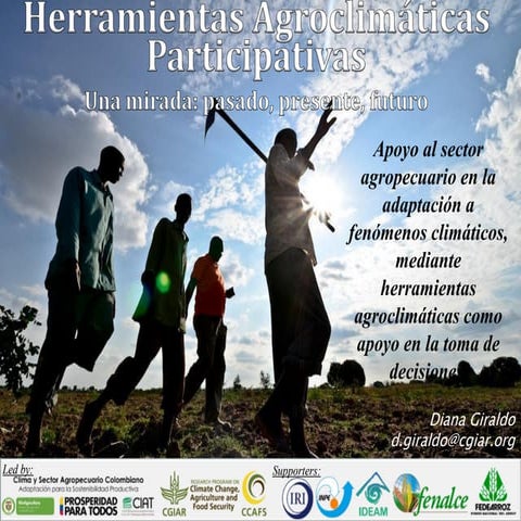 Modelos agroclimáticos escenarios, perspectivas y estudios de caso- CIAT 