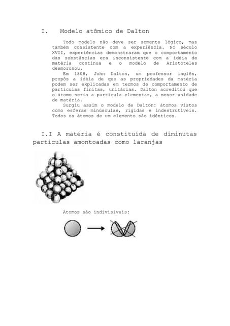 Modelo atômico de dalton | PPT