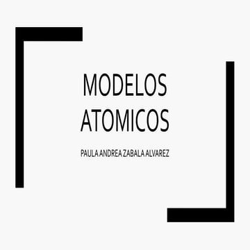 Modelos atomicos