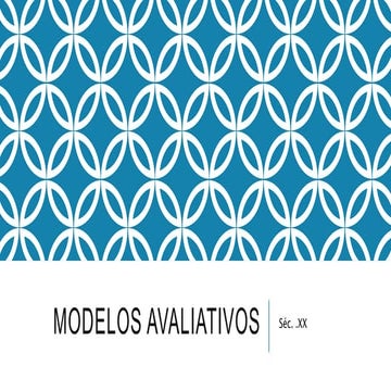 Modelos avaliativosppt