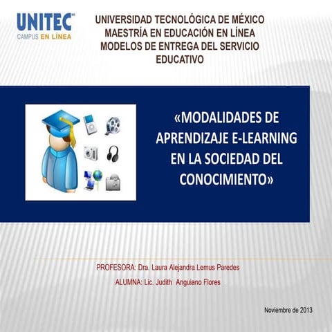Modelos de aprendizaje e-learning 