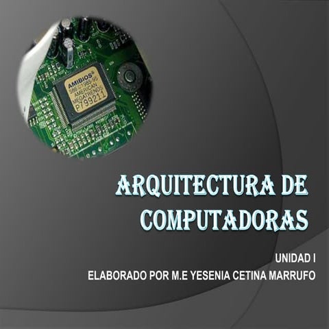 Modelos de arquitecturas de computadoras
