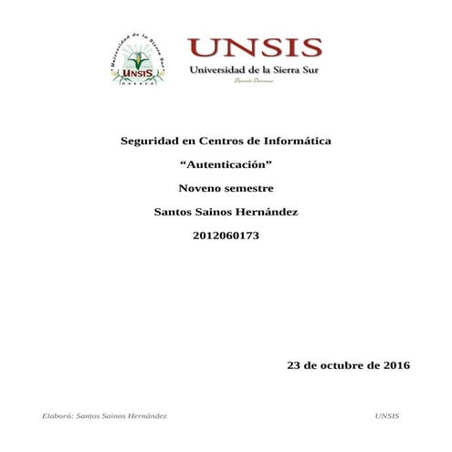 Modelos de autenticación