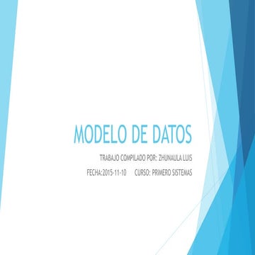 Modelos de base de datos