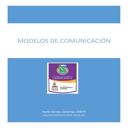 Modelos de comunicación