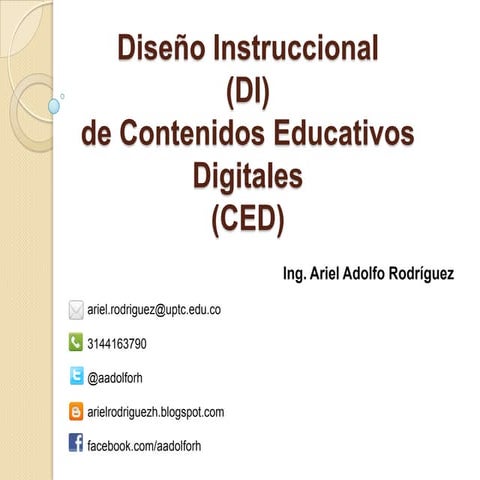 Modelos de diseño instruccional DI