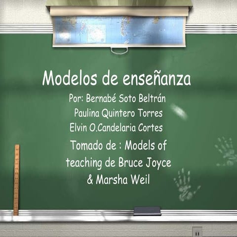 Informe sobre los modelos de enseñanza y los estilos de aprendizaje | PDF