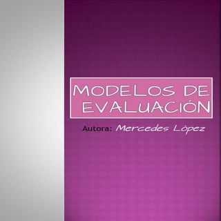 Modelos de evaluación pdf