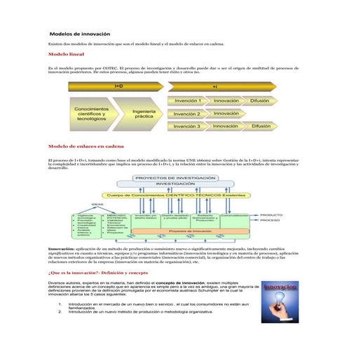 Modelos de innovacin | PDF