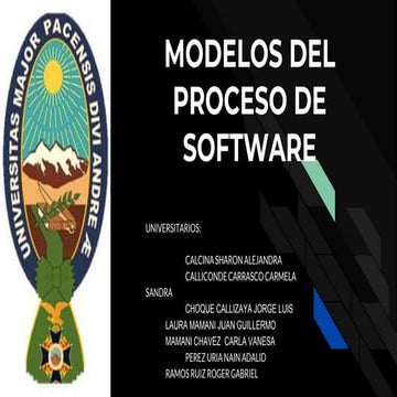 Modelos del proceso de software