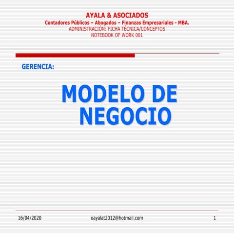 Modelosdenegocio2020ottoayala