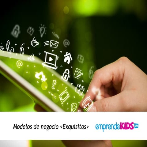 Emprende Kids Day Elche. Modelos de negocio. Isidro Pérez