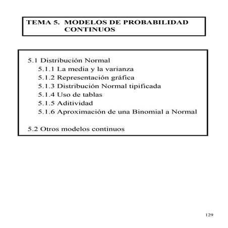Distribucion Normal Modelos de probabilidad continuos