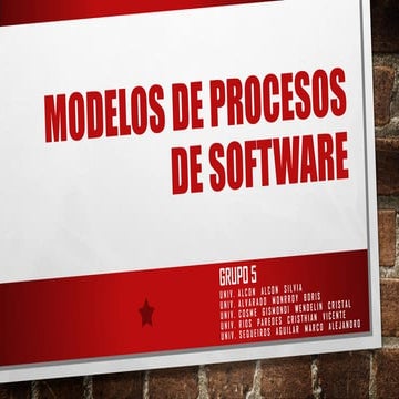 Modelos de procesos de Software [G5]