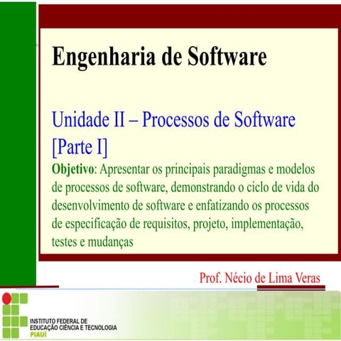 Modelos de processos de software
