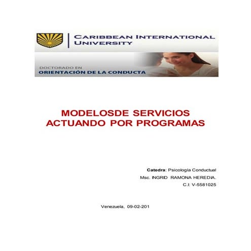Modelo De Programas | PPT