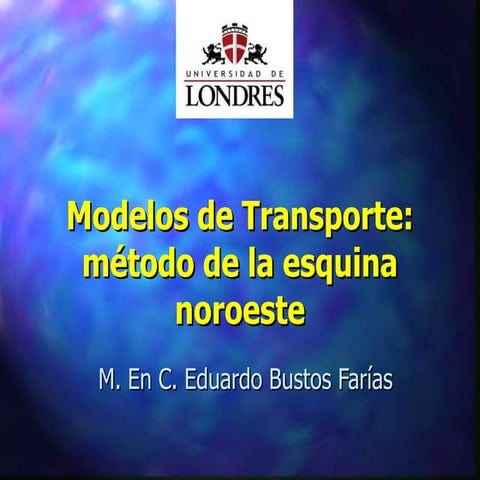 Modelos de transporte