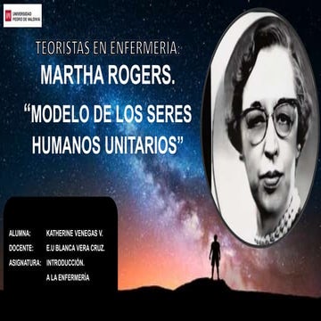 Modelo seres humanos unitarios. martha rogers