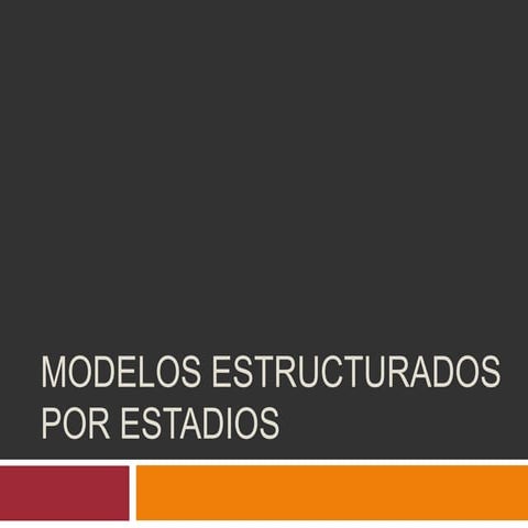 Modelos estructurados por estadios