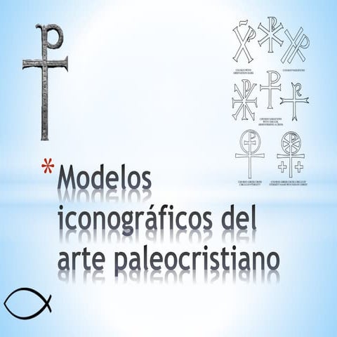 Modelos iconográficos del arte paleocristiano y bizantino