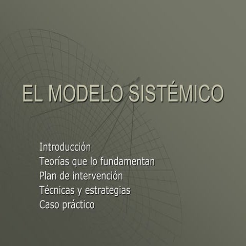 Modelo sistémico
