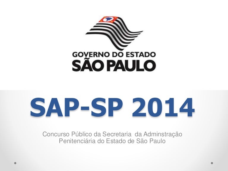 Concurso Secretaria de Administração Penitenciária do Estado de São P…