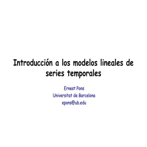 Modelos lineales de series temporales (slides)
