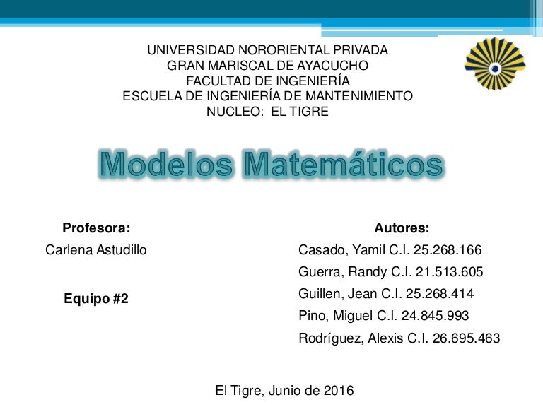 Modelos matematicos equipo n.2