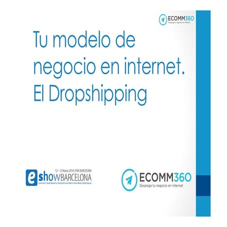 Dropshipping. Modelos de negocios online