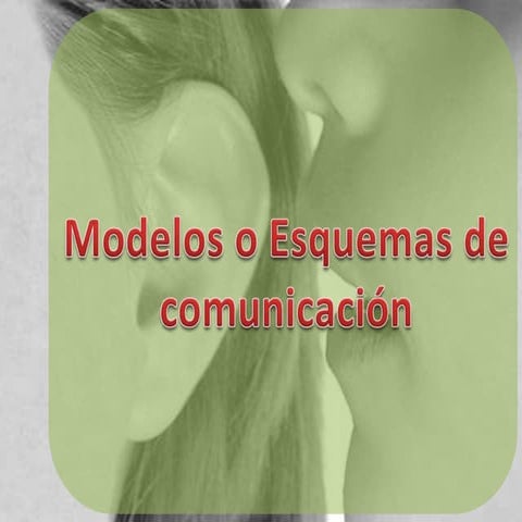 Modelos O Esquemas De ComunicacióN 2