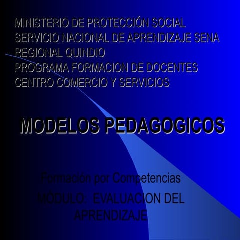 Modelospedagogicos