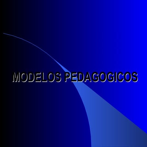 Modelospedagogicos