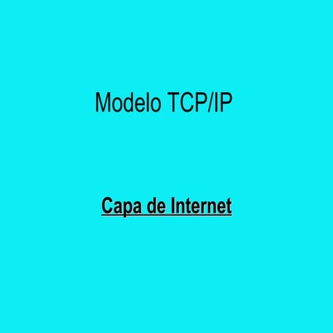 Modelo  T C P Internet Exposicion  N U E V A