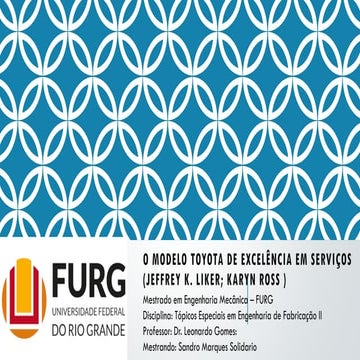 Modelo Toyota de Excelencia em Serviços