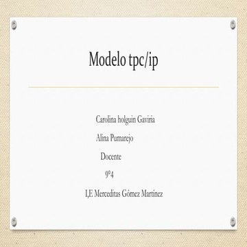 Modelo tpc | PPTX