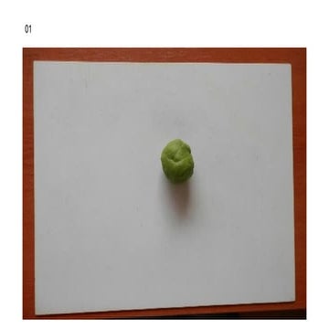 Making a snail out of plasticine - motor skill