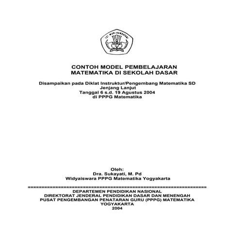 Model Pembelajaran Pdf