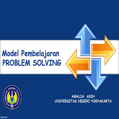 Model pembelajaran problem solving