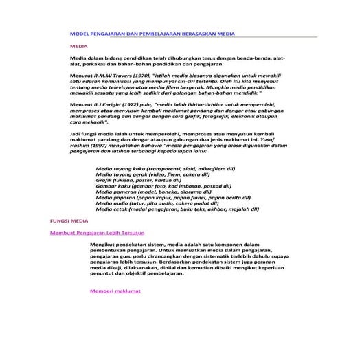 Model+pengajaran+dan+pembelajaran+berasaskan+media
