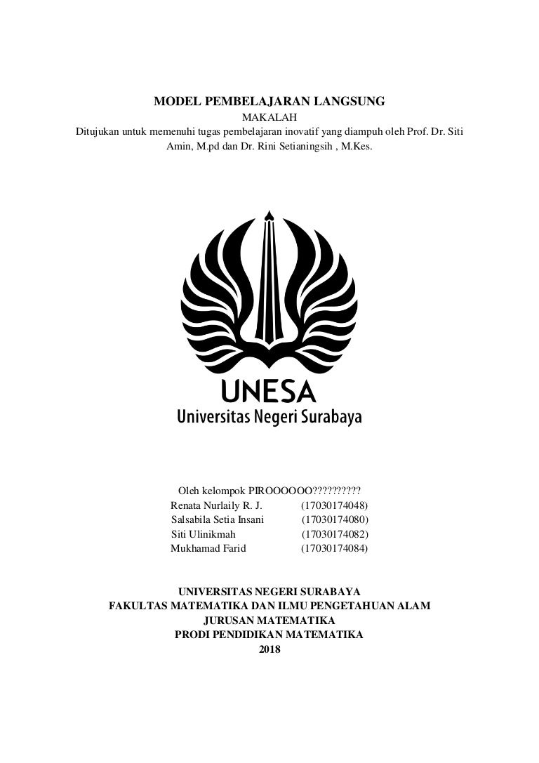 Model Pengajaran Langsung