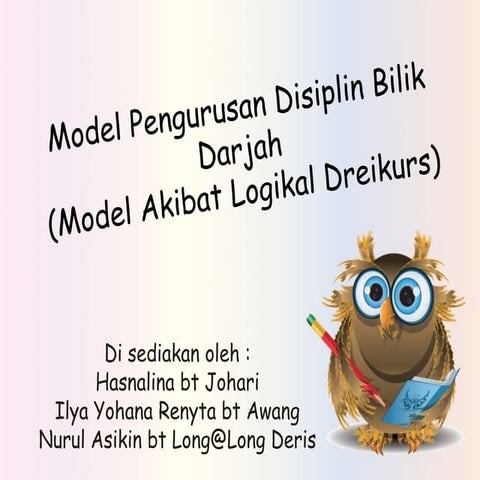 Model pengurusan disiplin bilik darjah