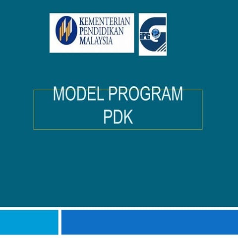 Model program PDK | PPTX