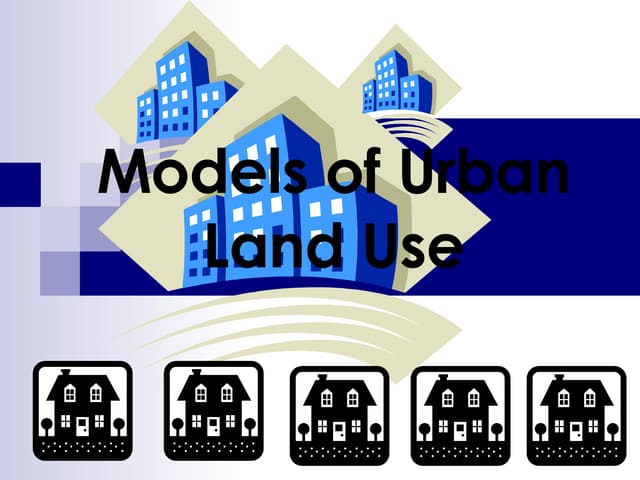 12 typical urban land use models power point | PPTX | Developmental ...
