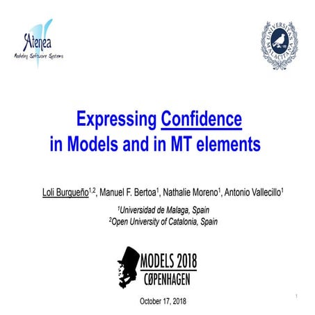 Expressing Confidence in Model and Model Transformation Elements