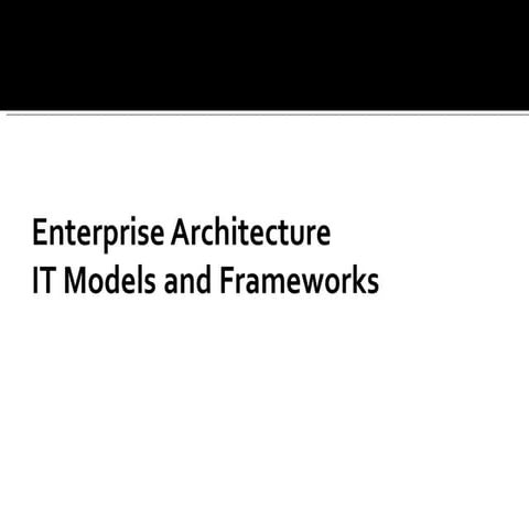 Models And Frameworks | PPT
