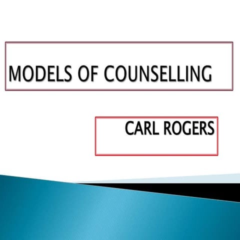 Models of counselling