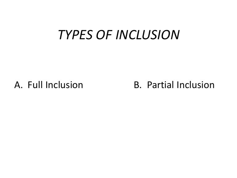 Models of inclusive education
